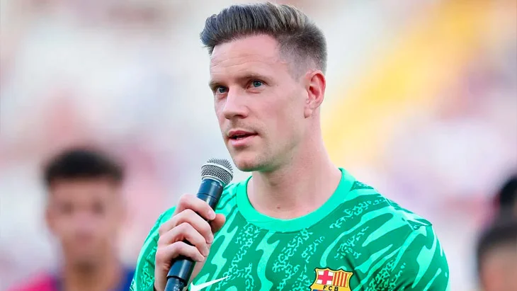 Тер Штеген завершує відновлення після операції на спині